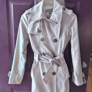Jones New York Light Tan Trench Coat